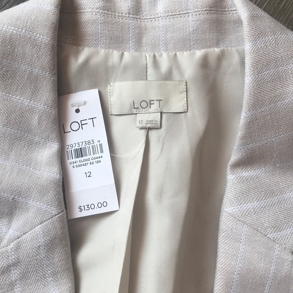 NWT, Linen Shimmer Blazer🍂🍁💜 - Picture 4 of 7